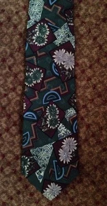 Aeropostale Compagnie Generale Men's Novelty Neck Tie 100% Silk New With Tags - Picture 1 of 6