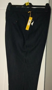 New With Tags W34S Jaeger Men Trousers 100% Wool - Picture 1 of 17