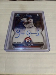 2023 Bowman Chrome - Prospect Autographs Yosy Galan #CPA-YGA (AU, RC) - Foto 1 di 2