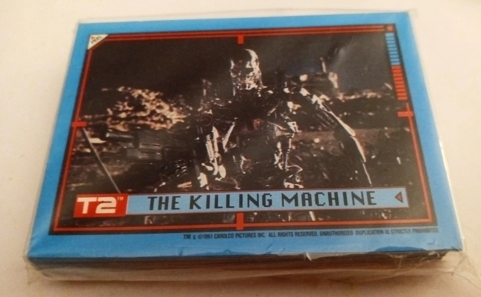 1991 Topps Terminator 2 T2 Judgement Day Sticker Trading Card Set MINT - Image 1 of 1