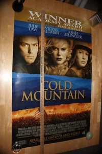 Cold Mountain Official DVD Release Promo Marketing Poster 40x27 Jude Law Kidman - Picture 1 of 7