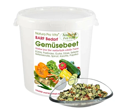 Gemüsemischung Hund leckeres BARFGemüse Natur pur Natura Pro Vita Gemüsemix 500g - Bild 1 von 4