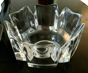 Orrefors 6" Diam. Corona Bowl Lars Hellsten, Perfect! - Picture 1 of 9