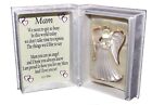 Mam  gift crystal glass Angel box with poem message