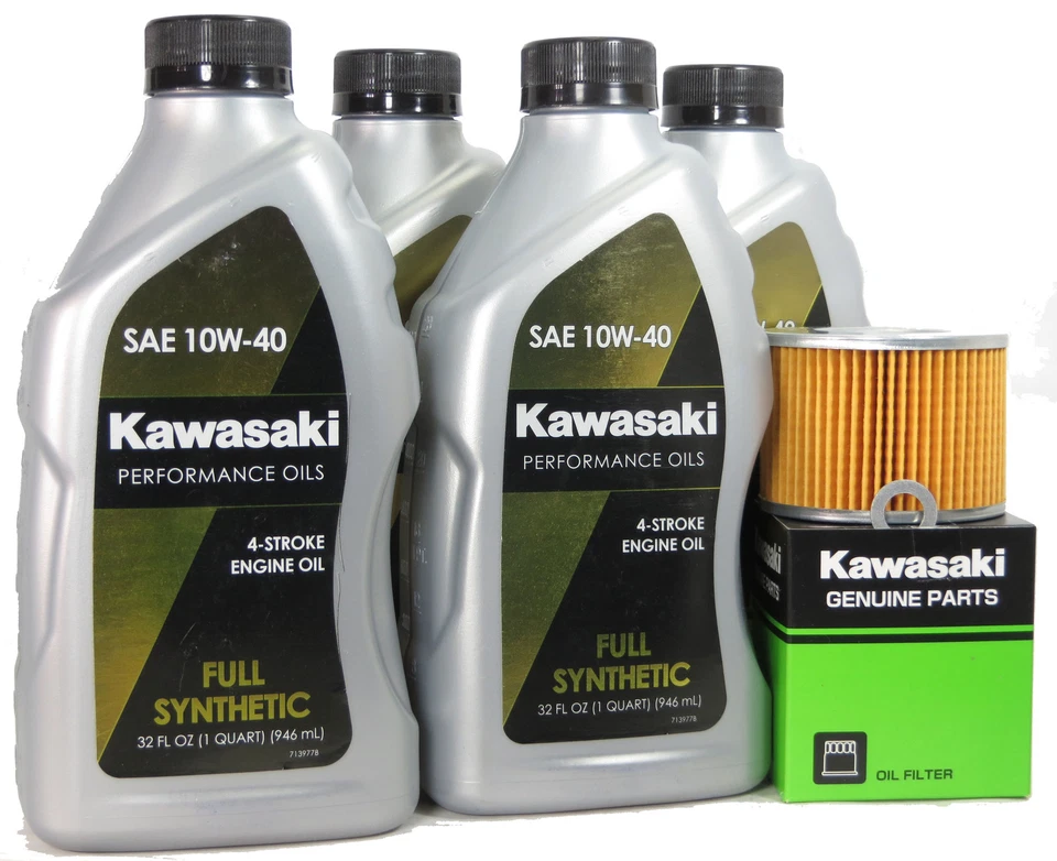 Kawasaki ZR750-C2 1992 (Zephyr 750) kit de cambio de aceite sintético completo Foto 1 de 1