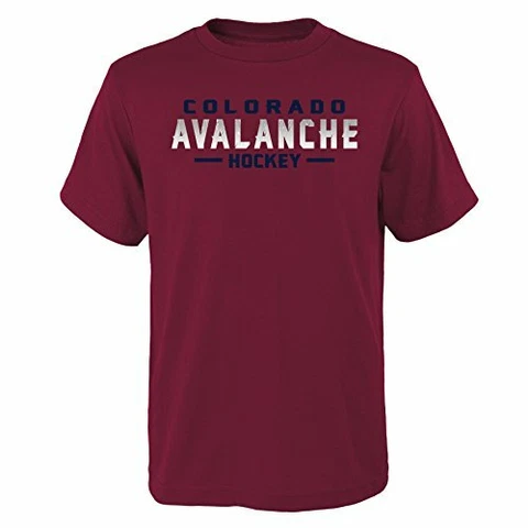 Outerstuff NHL Colorado Avalanche Youth Boys Glacial Short Sleeve Tee, Medium Cover