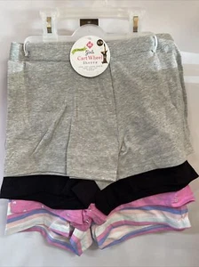 Member's Mark 4 Pack of Girls Cart Wheel Shorts Size 14/16 Mixed Colors Stretch - Picture 1 of 8