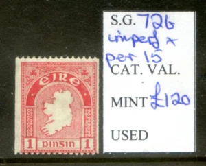 Irlanda 1922-34 1d bobina imperf x perfecto 14 bisagras ligeras como nuevas (2024/02/23#06) - Imagen 1 de 2