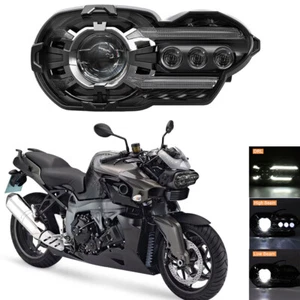Motorcycle LED Healight High Low Beam For BMW K1200R 2005-2009 K1300R 2010-2013 - Picture 1 of 12