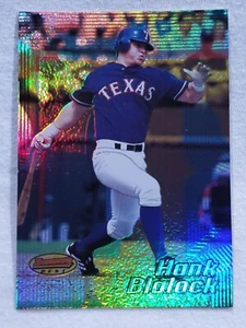 Bowman's Best Hank Blalock #62 Texas Rangers 2002 - Imagen 1 de 2