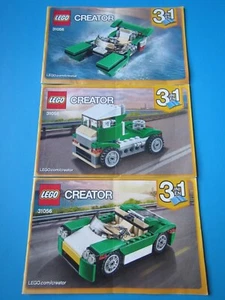 LEGO CREATOR 31056 3 IN 1 GRÜNER KREUZER NUR ANLEITUNGSHEFTE kostenloser Versand - Bild 1 von 11
