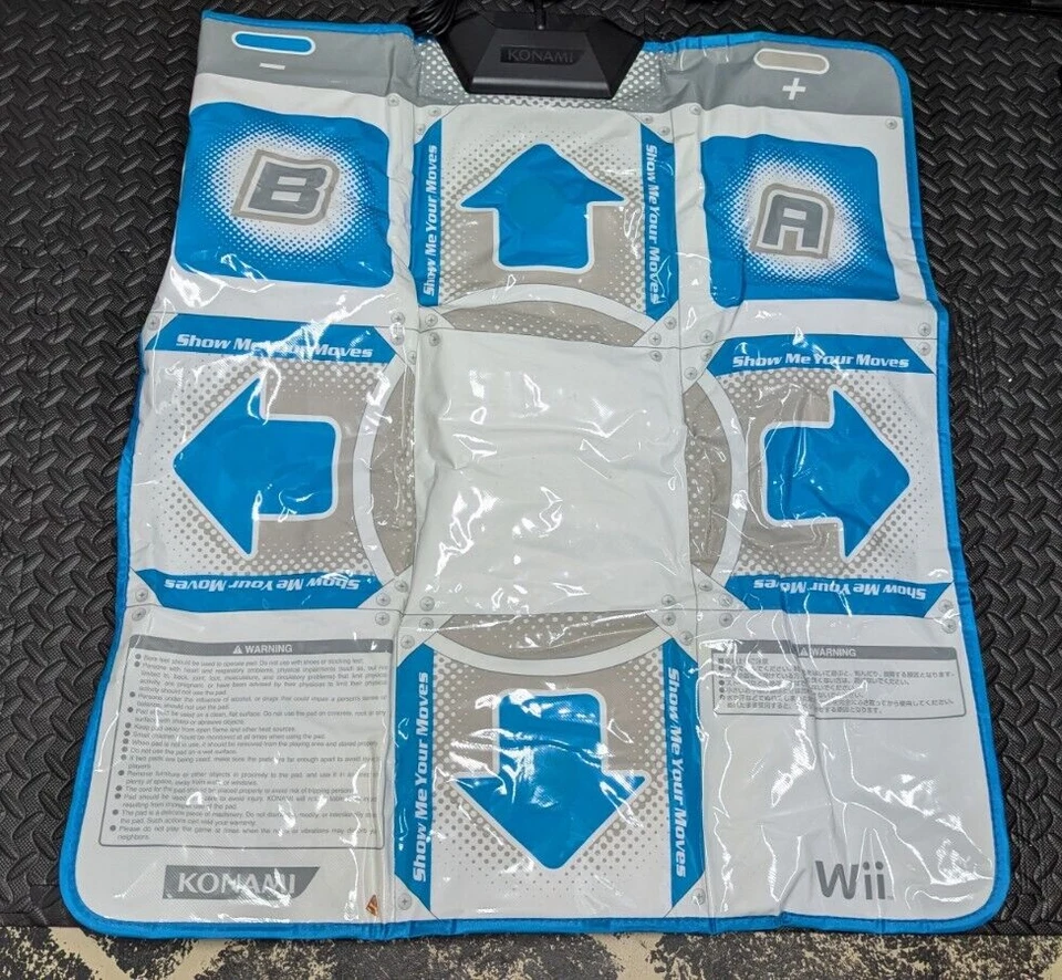 Dance Dance Revolution Dance Pad Mat Konami Nintendo Wii GameCube Tested - Image 1 of 4