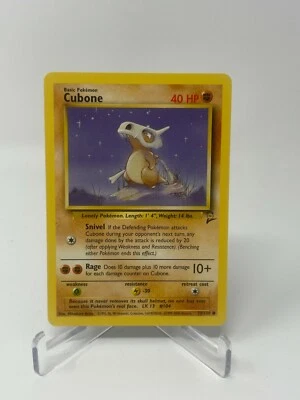 Pokemon Base Set #2 Cubone 70/130 Non-holo LP - Image 1 of 2