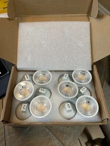 NEW in box 12 pack MR16 LED Bulbs GU5.3 Base 2700K 500LM 5W- 6.5W 12V Spotlight - Picture 1 of 3
