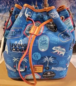 Disney  Dooney & Bourke Vacation Club Drawstring Bag Purse - Picture 1 of 3