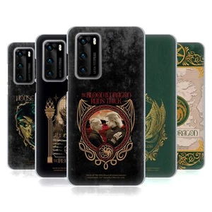 OFFICIAL HOUSE OF THE DRAGON SEASON 2 GRAPHICS SOFT GEL CASE FOR HUAWEI PHONES 4 - Picture 1 of 16