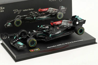 BBurago 1:43 Mercedes GP F1 W12 EQ Power AMG Petronas 77 Valtteri Bottas 38058VB - Image 1 of 4