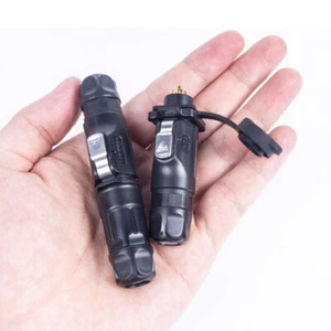 Waterproof IP67 M12 6 Pin Aviation Connector 3A 200V AC DC Power Signal Adapter - Picture 1 of 14