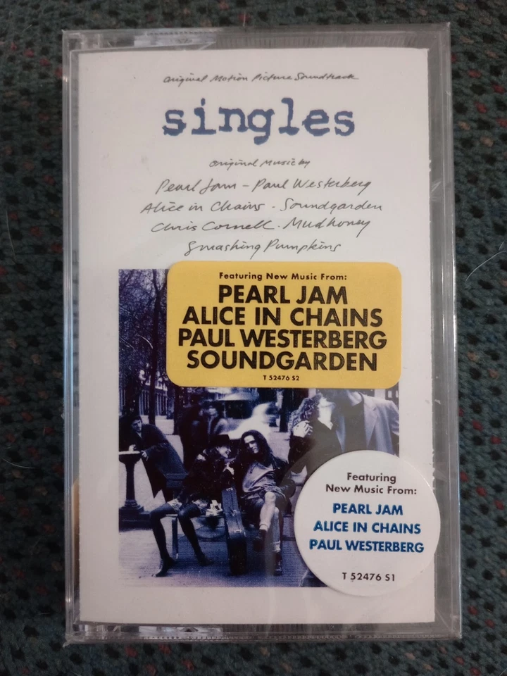 Singles - Original Motion Picture Soundtrack Cassette Sealed With Hype Sticker  - Image 1 of 3