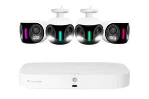 Lorex Fusion Series 4K 16 Camera Capable 2TB Wired NVR, 4 IP Dual Lens Cameras - Picture 1 of 8