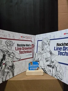 Rockhe Kim’s Line Drawing Technique Vol. 1~2 SET English Edition Anatomy Drawing - Picture 1 of 6