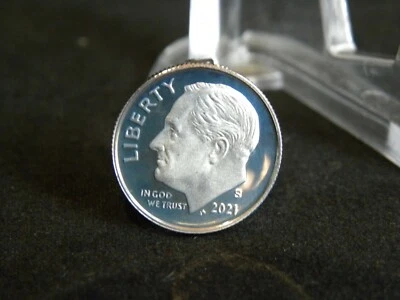 2021 S Clad Proof Roosevelt Dime Fresh From Sets - Image 1 of 2