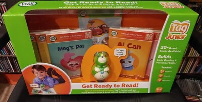 SEALED Leap Frog Tag Jr Bundle Book Pal SCOUT 6 Ready To Read Books+1 Board Book - Image 1 of 4