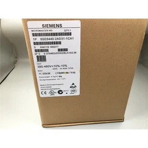 New Siemens 6SE6440-2AD31-1CA1 MICROMASTER440 without filter 6SE6 440-2AD31-5CA1 - Photo 1/2