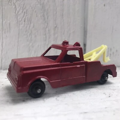 Camión de remolque Midgetoy vintage como nuevo - pluma de plástico amarillo Rockford EE. UU. Foto 1 de 4