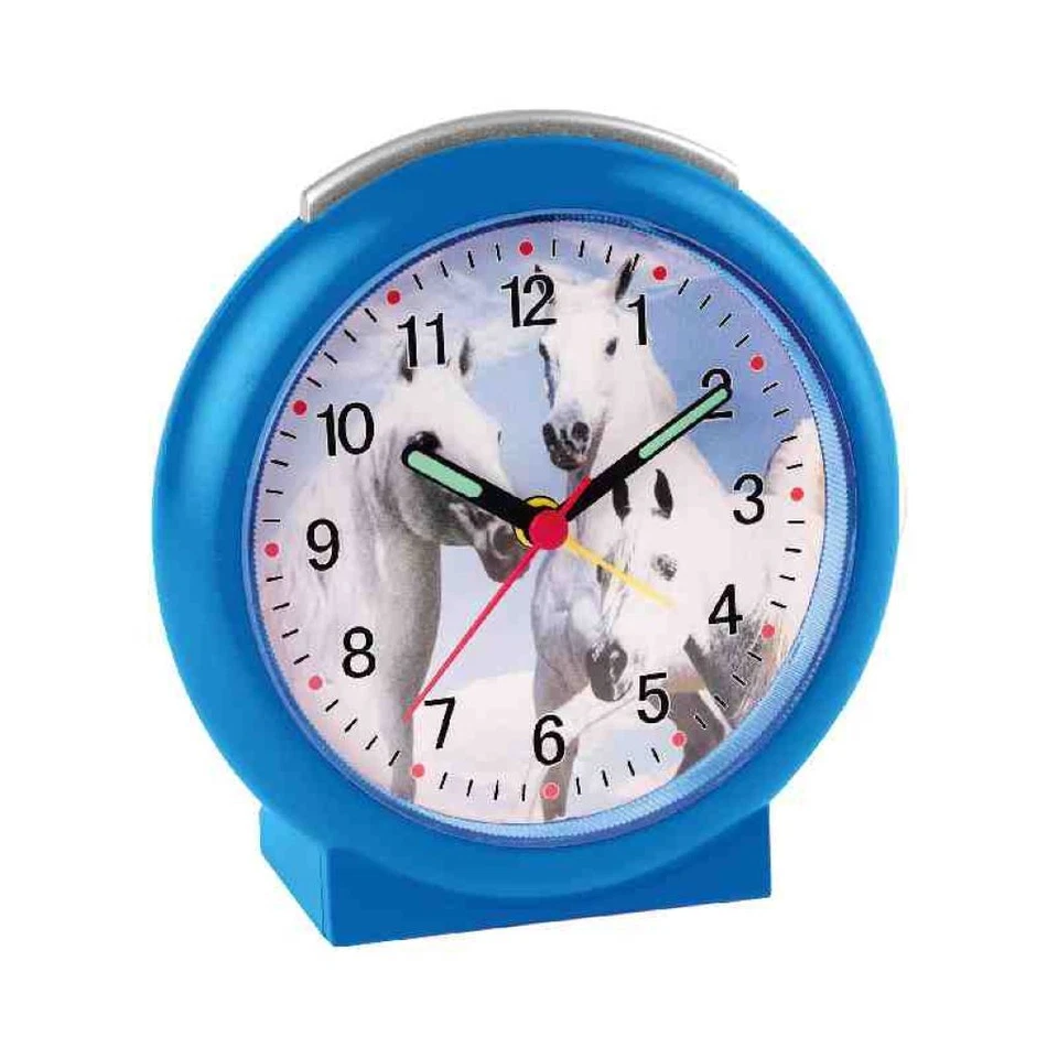 Atlanta Analógico Despertador Niños Azul Plástico Iluminación Bip - Imagen 1 de 1