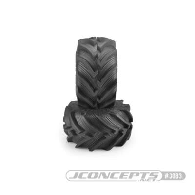 JConcepts 3083 Fling Kings Jr 2.2 Truck Tires Blue Gold Stampede Slash - Image 1 of 3
