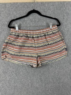 Pantalones Cortos Patagonia Barely Baggies Multicolor Geométricos Tribales Boho Para Mujer’s L Foto 1 de 4