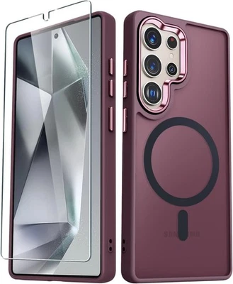 Cubierta MagSafe magnética a prueba de golpes para Samsung Galaxy S25 S24 S23 Ultra FE Foto 1 de 4