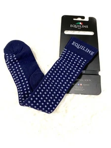 Equiline Unisex Socken Kniestrümpfe blau FS 20 - Picture 1 of 2
