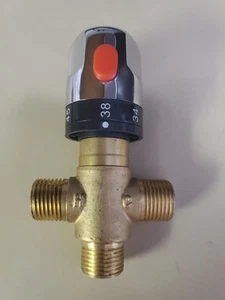 Bathroom Adjustable Thermostatic Mixer  Brass  Mixer Hot/Cold  - Picture 1 of 5