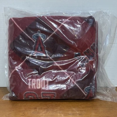 Los Angeles Angels Blanket Trout #27 Ohtani #17 Red Fleece Throw New - Image 1 of 2