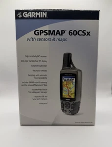 Garmin GPSMAP 60CSx Handheld GPS bundle original box and manuals - Picture 1 of 15