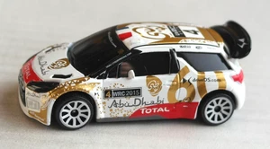Majorette Racing Cars Citroen DS3 WRC blanco 2015 Abu Dhabi Total Motorsport coche - Imagen 1 de 4