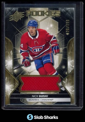 Camiseta deportiva Nick Suzuki Materials SPX #58 2019 cubierta superior radiocontrol novato/199 Foto 1 de 4