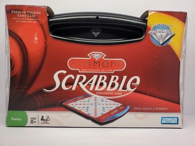 Scrabble Diamond Anniversary Edition Premium Folding Crossword Game Case 2008 - Image 1 of 4