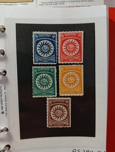 SELLOS DE PARTIDO Y MEDICINA DE EE. UU. SCOTT RS290p-RS294p MH. JUEGO COMPLETO. - Imagen 1 de 2