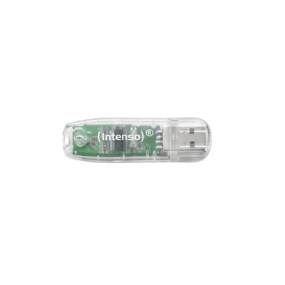 Intenso 3502480 32GB Rainbow USB 2.0 Flash Drive - Transparent 32GB Transparent - Image 1 of 4