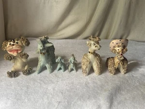 Figura Decorativa Perros - Juego de 6 Caniches Fideos - Imagen 1 de 3