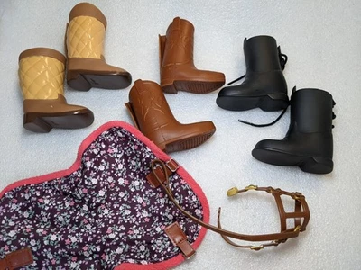 Botas Muñeca 18 Pulgadas Zapatos Nuestra Generación Battat Lote de 3 Pares Western Riding Foto 1 de 4