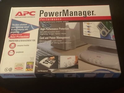 APC Pow6 weiß Unter Monitor Power Manager Überspannungsschutz neu im Karton - Bild 1 von 2
