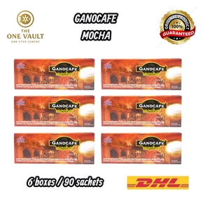 6 BOX Gano Cafe Mocha Gano Excel Ganoderma Halal 90 SACHETS + DHL Express - Picture 1 of 7