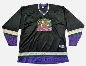 Camiseta deportiva de hockey sobre hielo de colección Minnesota Moose IHL para hombre talla 2XL NHL Russell - Imagen 1 de 9
