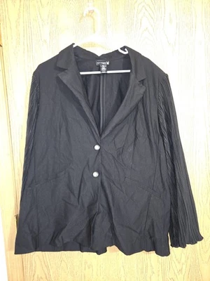 Blazer negro para mujer Anthony, talla 2X Foto 1 de 4