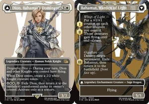 1x Dion, Bahamut's Dominant - Foil - Borderless Light Play MTG Magic - Kid Icaru - Picture 1 of 1