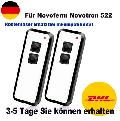 2Stk Handsender für Novoferm Novotron 522,524 MAX43-2 433MHz Garagentor - Bild 1 von 4